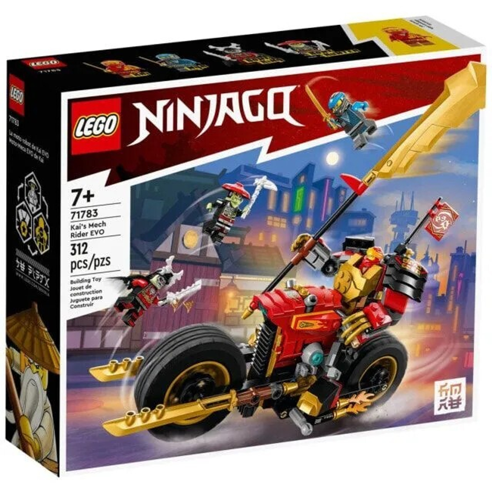 Конструктор LEGO NINJAGO Робот-гонщик Эво Кая | 71783: купить в интернет-  магазине Miniciti.ru