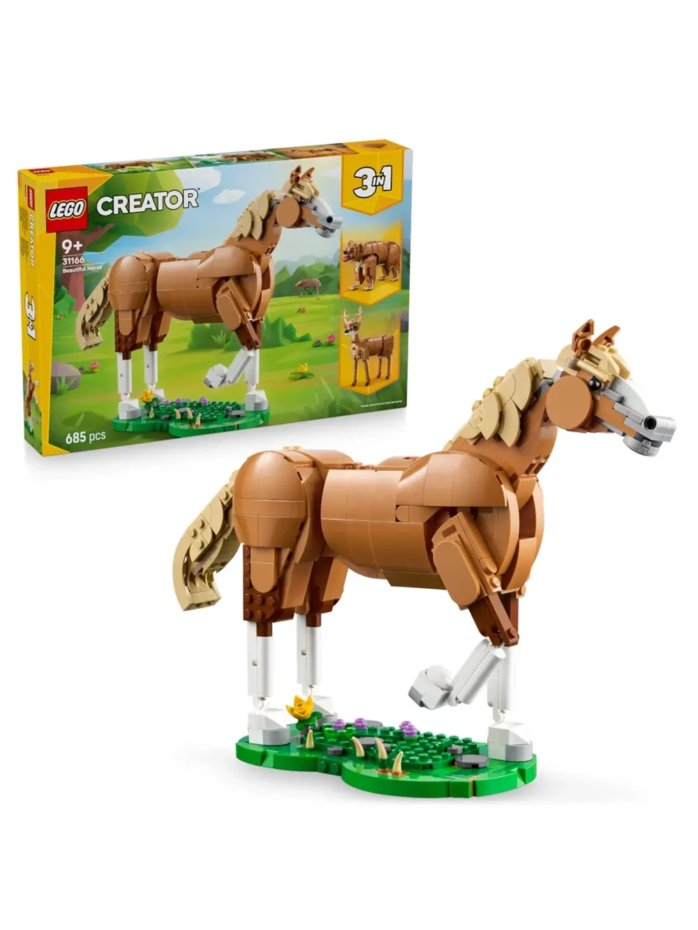Конструктор LEGO Creator 31166 Прекрасная лошадь 3 в 1