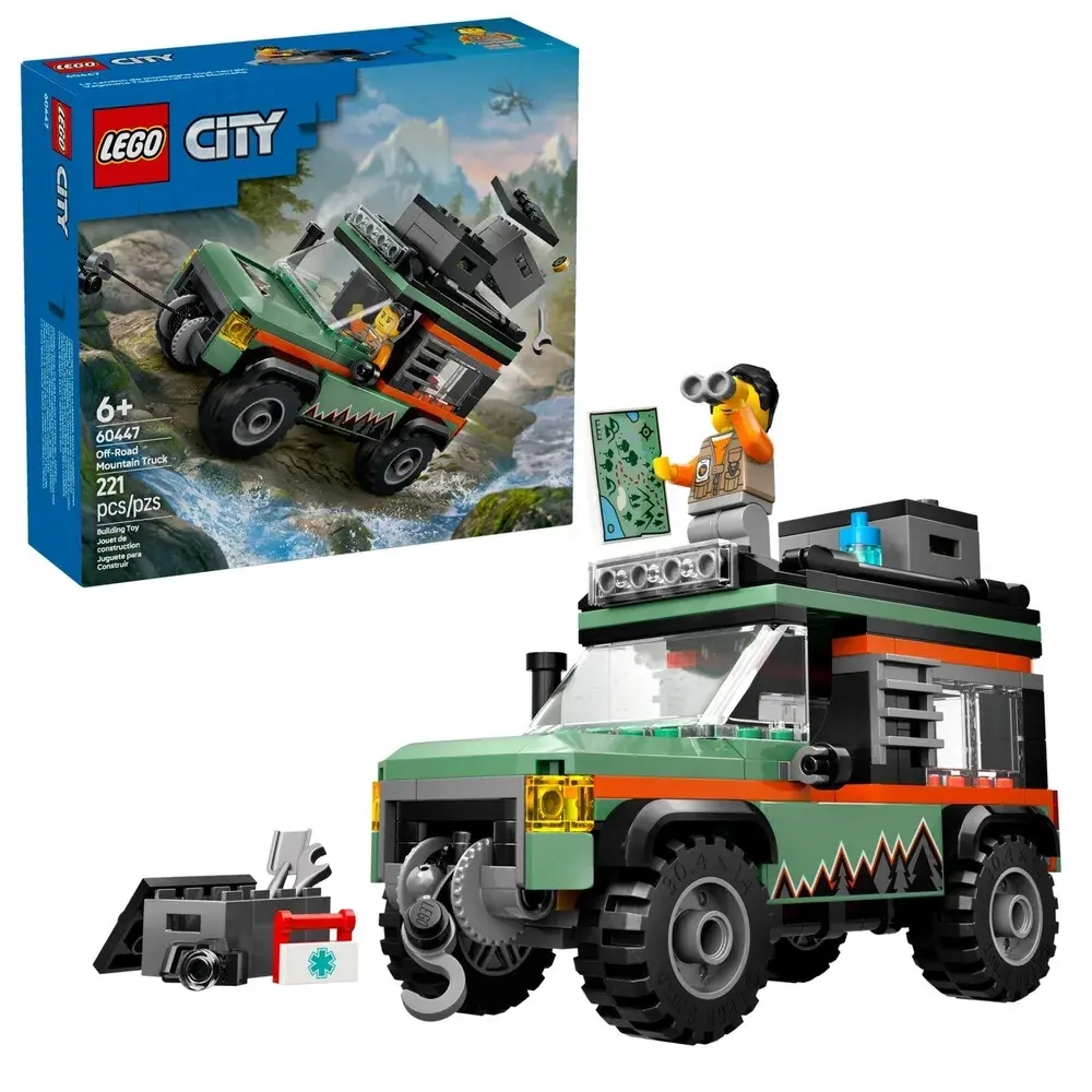 Конструктор LEGO Сity Внедорожный горный грузовик 4x4 | 60447