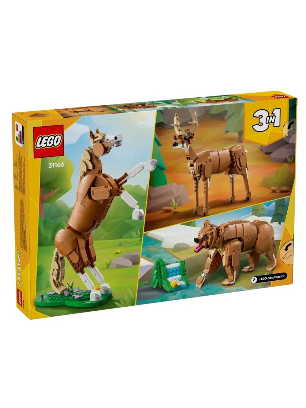 Конструктор LEGO Creator 31166 Прекрасная лошадь 3 в 1