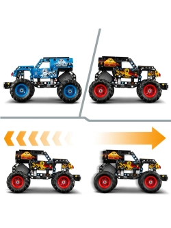 Конструктор LEGO Technic Monster Jam 42219 Grave Digger с огненной атакой