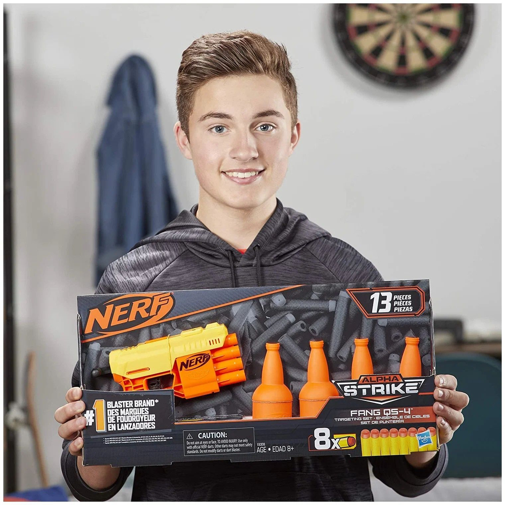 Бластер Nerf Alpha Strike Fang QS4 | E8308