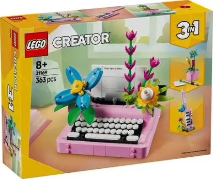 Конструктор LEGO Creator 31169 Печатная машинка с цветами