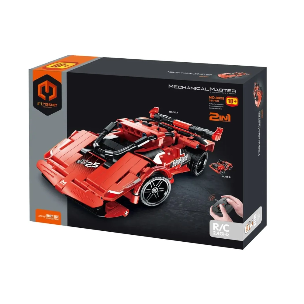 Конструктор iM.Master Mechanical Master 8025 Спорткар на р/у, 2в1, 351 дет.