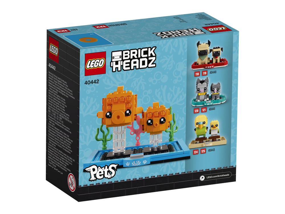 Конструктор LEGO BrickHeadz Сувенирный набор Золотая рыбка | 40442