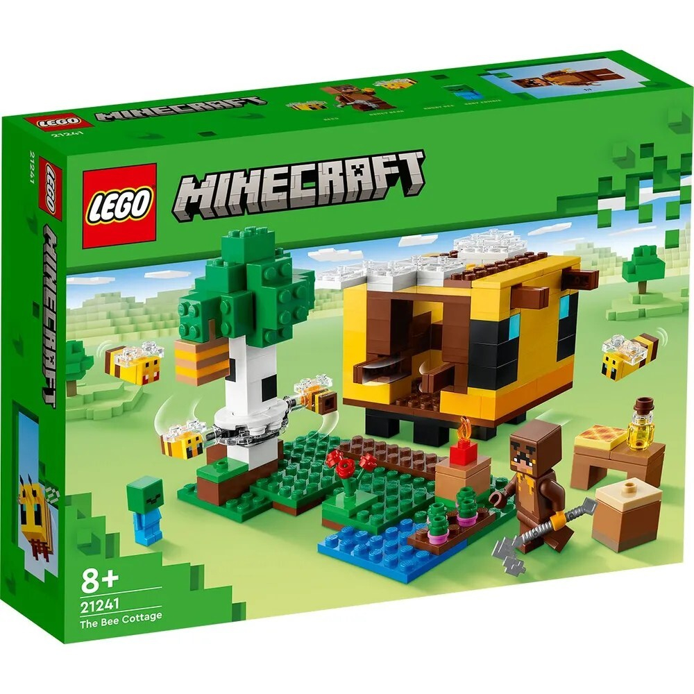 Конструктор LEGO Minecraft Пчелиный коттедж | 21241