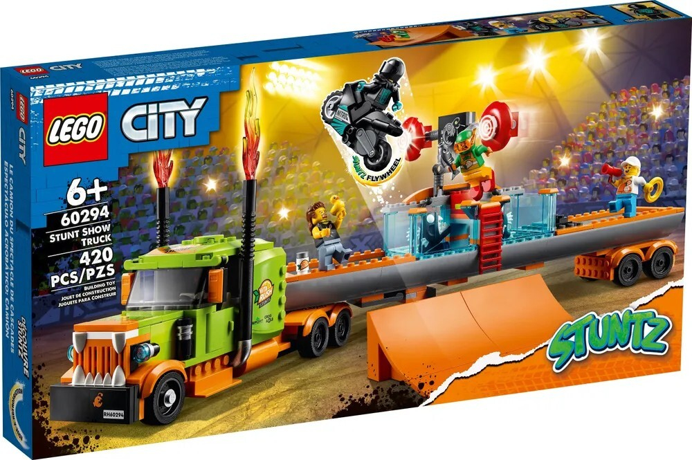 Конструктор LEGO City Stuntz Грузовик для шоу каскадёров | 60294