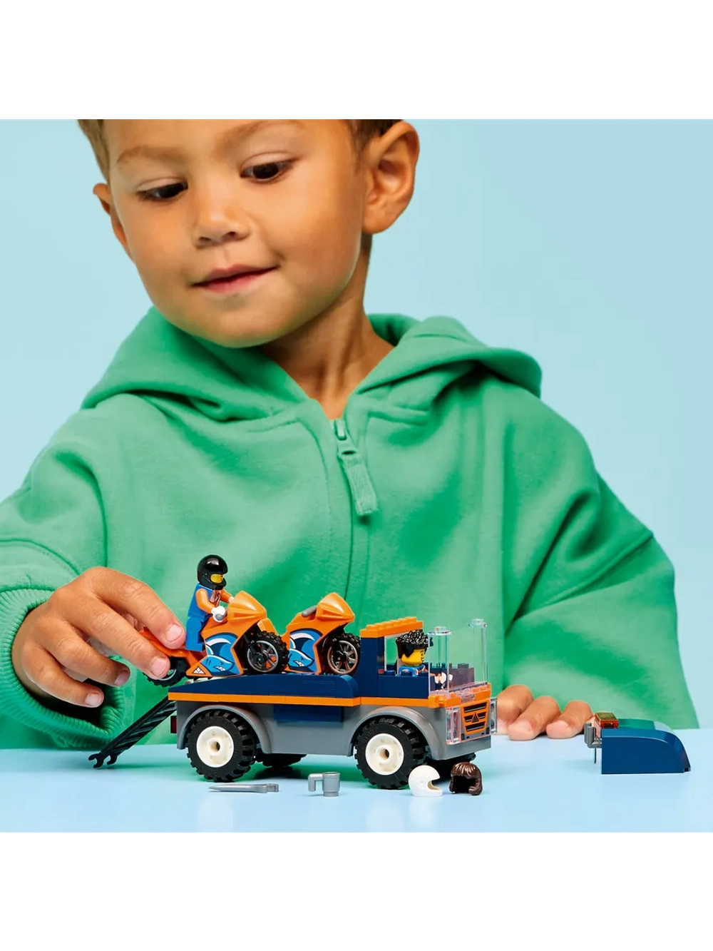 Конструктор LEGO City 60491 Транспортная машина для мотоциклов