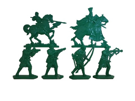 Солдатики "Барон Аделин". Зеленый