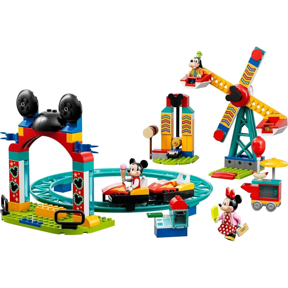 Констурктор LEGO Disney Mickey and Friends Веселье Микки, Минни и Гуфи на ярмарке | 10778