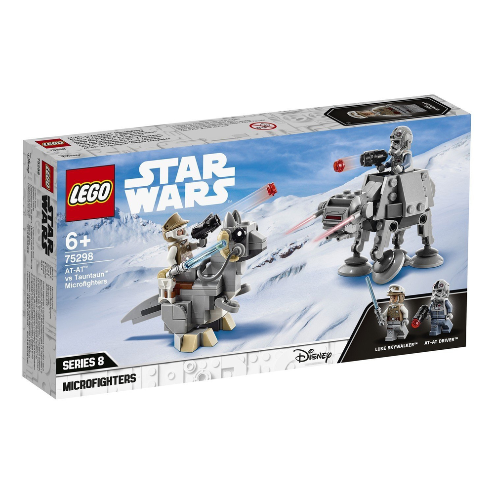 Конструктор LEGO Star Wars Микрофайтеры AT-AT против таунтауна | 75298