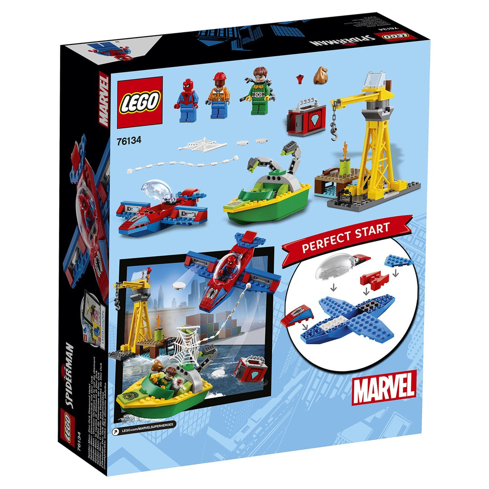 Конструктор LEGO Super Heroes Человек-паук: похищение бриллиантов Доктором Осьминогом | 76134