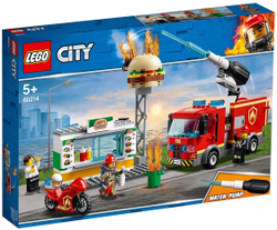 Конструктор LEGO City Fire Пожар в бургер-кафе | 60214