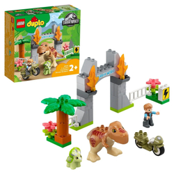 Конструктор LEGO DUPLO Jurassic World Побег динозавров: тираннозавр и трицератопс | 10939