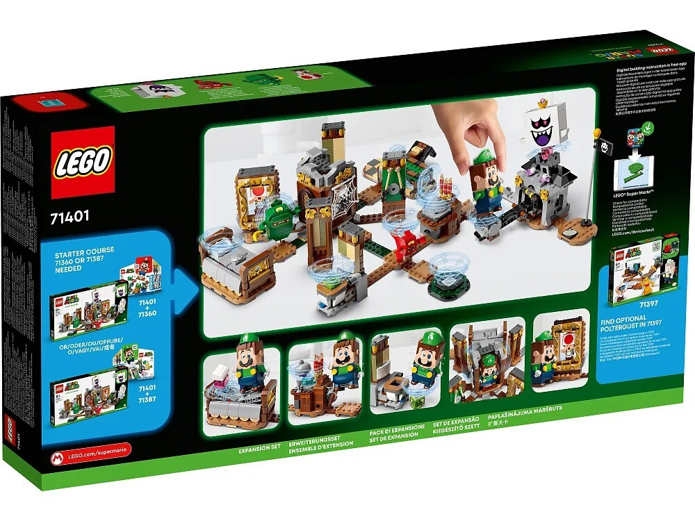 Конструктор LEGO Super Mario Дополнительный набор Luigi’s Mansion: призрачные прятки | 71401