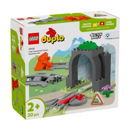 Конструктор LEGO DUPLO Конструктор Железнодорожный туннель и рельсы | 10425