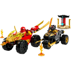 Конструктор LEGO Ninjago Кай и Рас битва на машине и мотоцикле | 71789