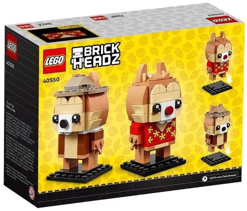 Конструктор LEGO BrickHeadz Чип и Дейл | 40550
