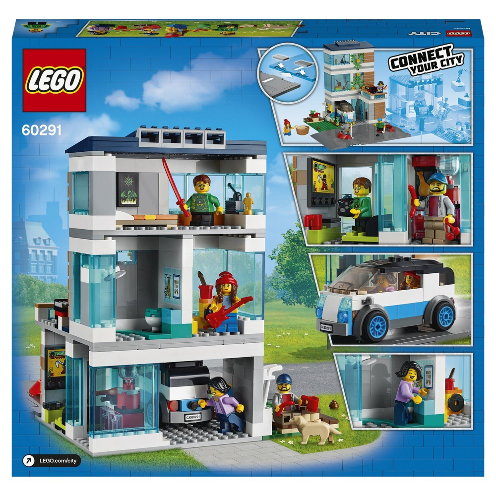 Конструктор LEGO City Современный дом для семьи | 60291