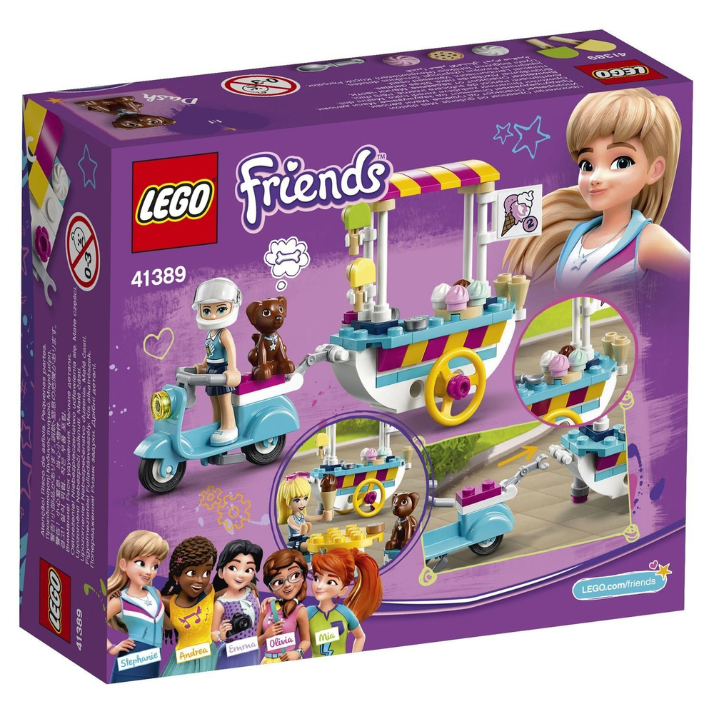 Конструктор LEGO Friends Тележка с мороженым | 41389