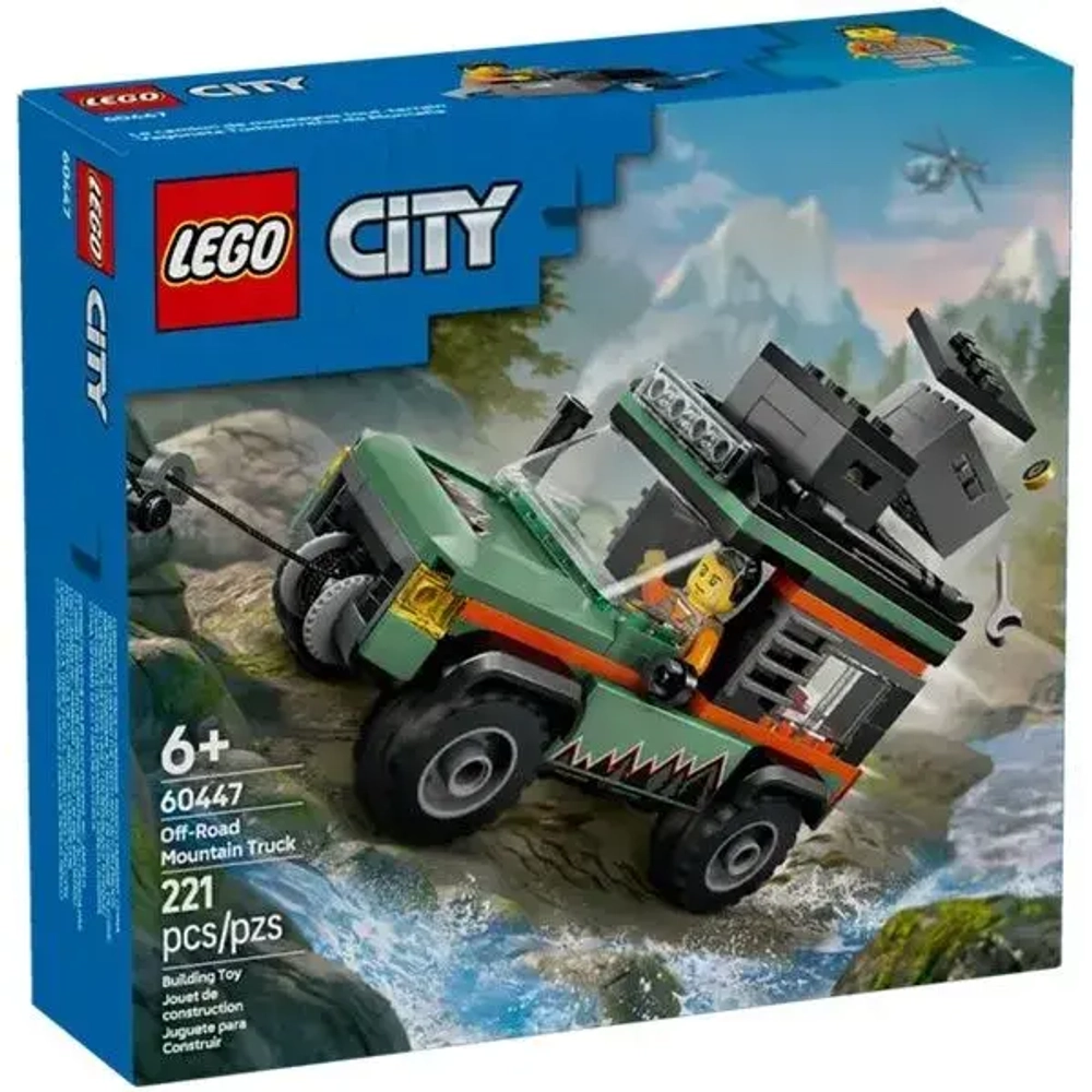 Конструктор LEGO Сity Внедорожный горный грузовик 4x4 | 60447