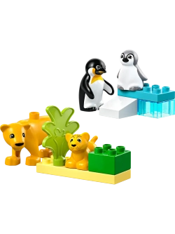 Конструктор LEGO DUPLO 10442 Семейства диких животных: пингвины