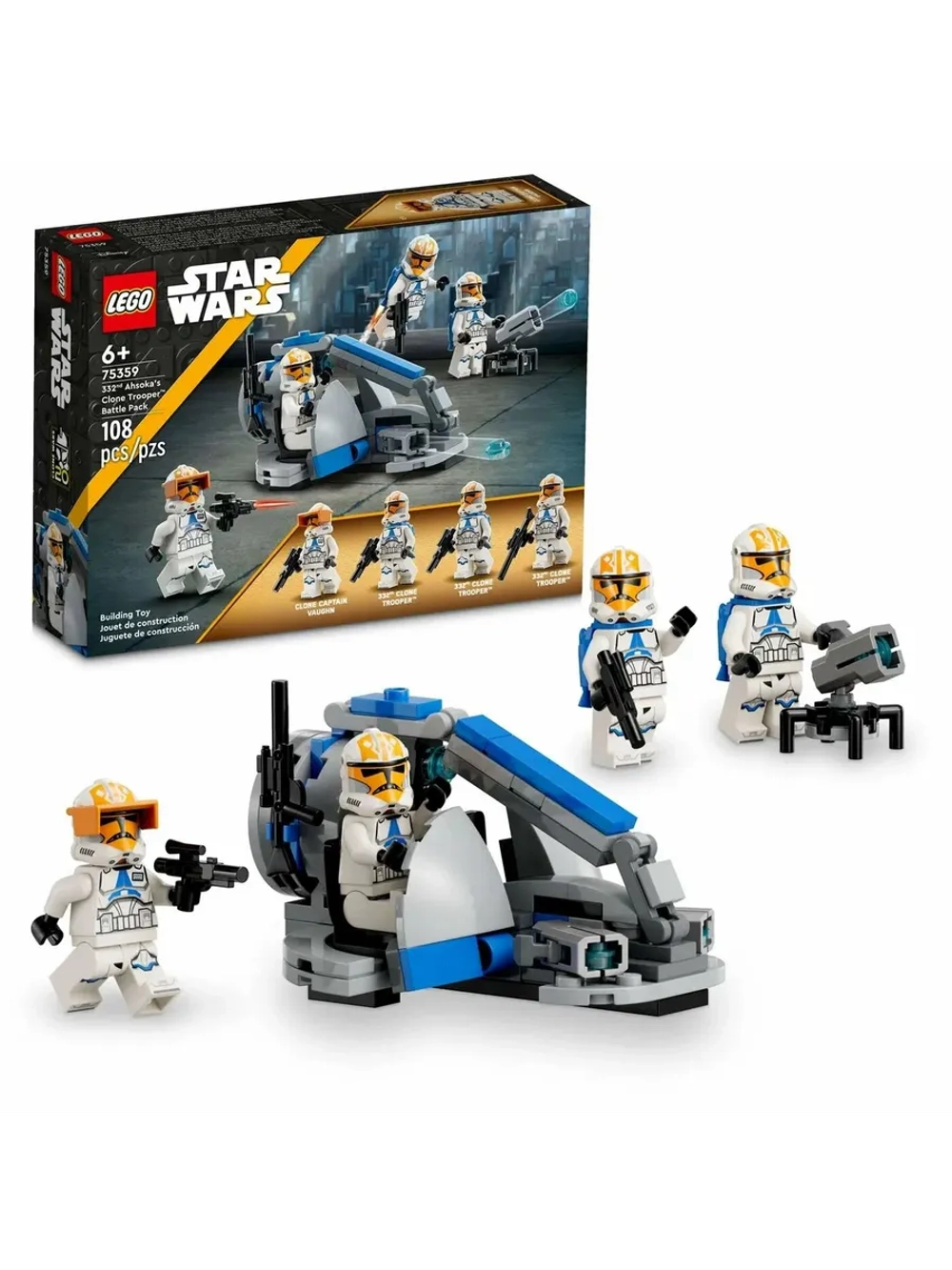 Конструктор LEGO Star Wars 75359 Боевой набор солдат-клонов 332-го полка Асоки
