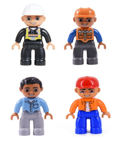 Набор Человечки ДУПЛО DUPLO "РАБОЧИЕ" - 4 шт, md1002