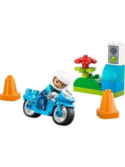 Конструктор LEGO DUPLO 10471 Синий полицейский мотоцикл