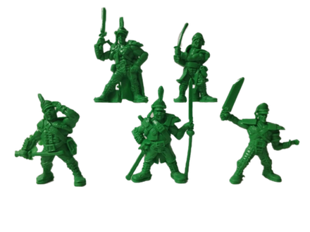 Солдатики "Гренадеры". Зеленые