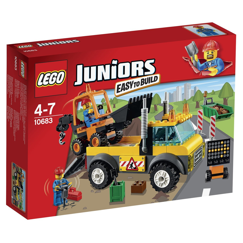 Конструктор LEGO Juniors Дорожные работы | 10683