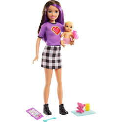 Кукла Mattel Barbie Няня Скиппер, малыш и аксессуары | GRP11