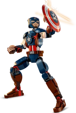 Конструктор LEGO Marvel 76258 Сборная фигурка Капитана Америки