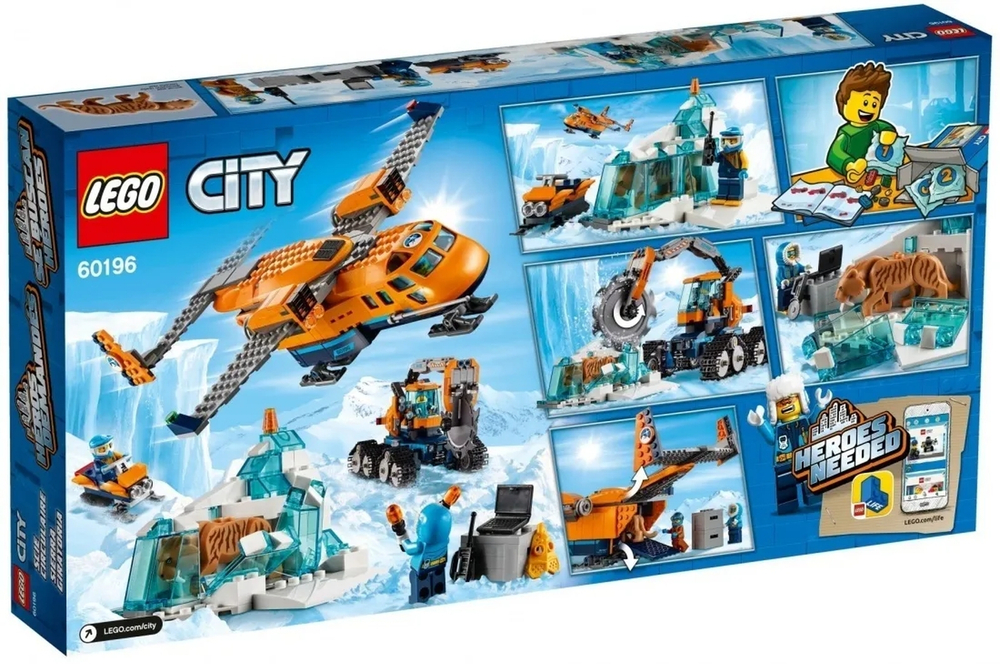 Конструктор LEGO City Арктический грузовой самолёт | 60196