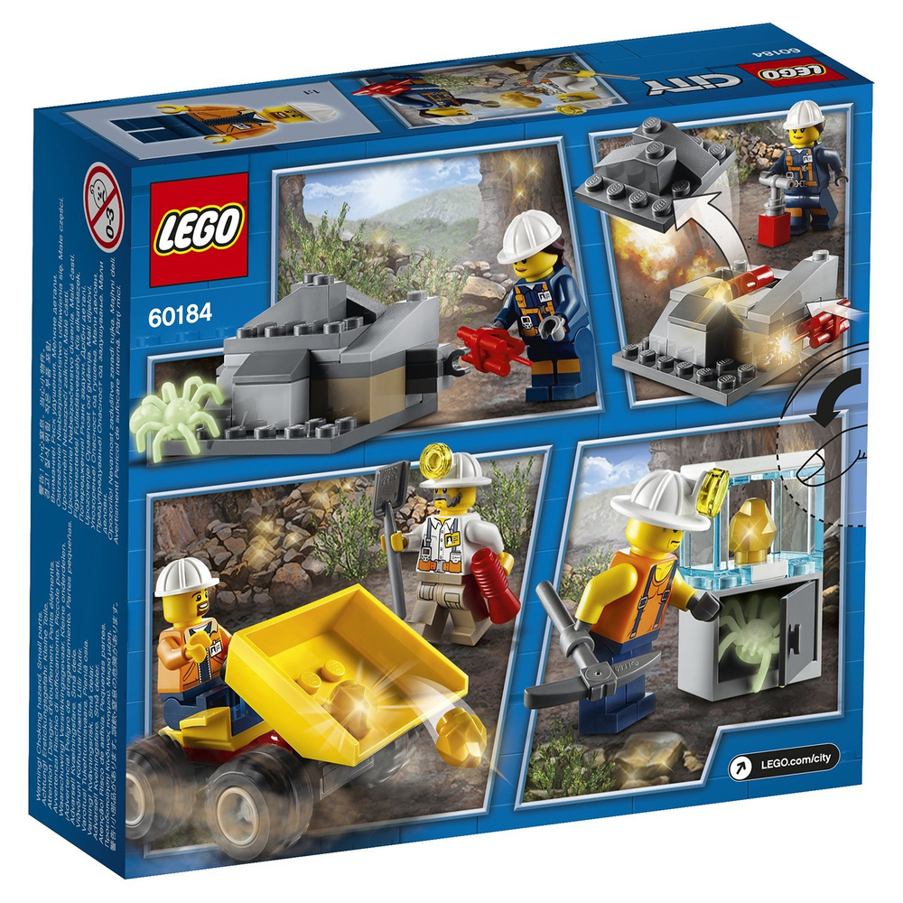 Конструктор LEGO City Mining Бригада шахтеров | 60184