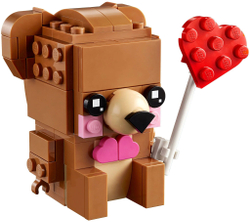 Конструктор LEGO BrickHeadz Сувенирный набор Мишка на День св. Валентина | 40379