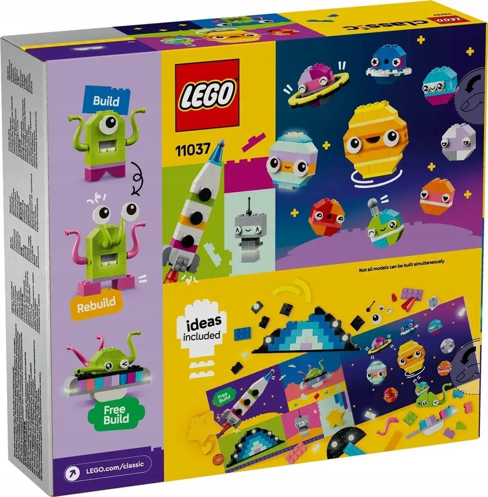 Конструктор LEGO Classic Креативные космические планеты | 11037