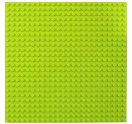 Конструктор Большая строительная пластина для LEGO DUPLO 38,5х38,5 салатовая