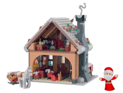 Конструктор Brick Labs Дом Деда Мороза, AB-1213
