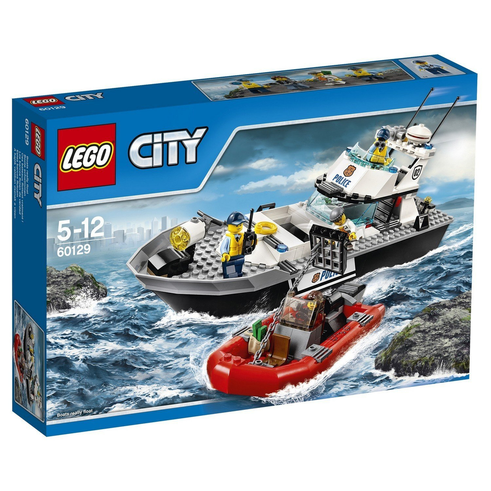 Конструктор LEGO City Police Полицейский патрульный катер | 60129