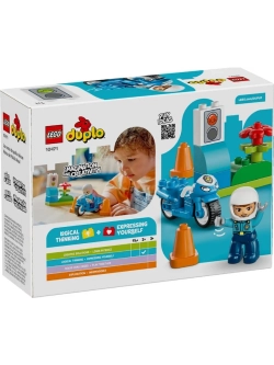 Конструктор LEGO DUPLO 10471 Синий полицейский мотоцикл