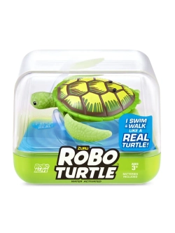 Интерактивная плавающая черепаха ZURU Robo Turtle Alive 7192 зеленая