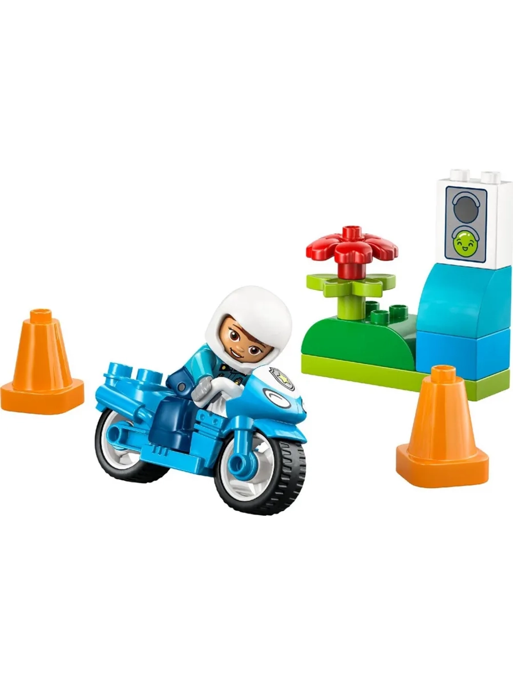 Конструктор LEGO DUPLO 10471 Синий полицейский мотоцикл