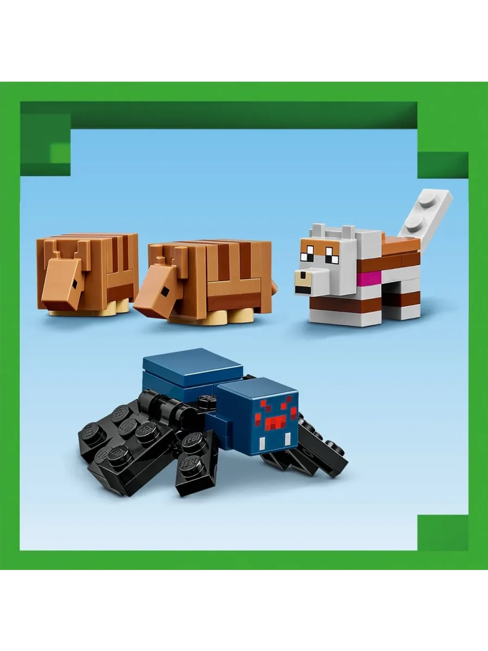 Конструктор LEGO Minecraft 21269 Экспедиция на рудник Броненосец