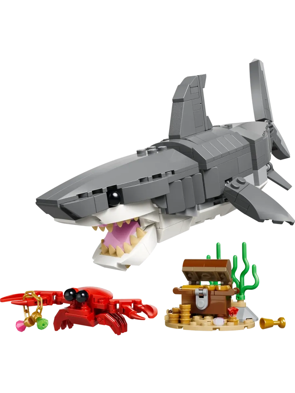 Конструктор LEGO Creator 31381 Злобная акула и сундук с сокровищами 3в1