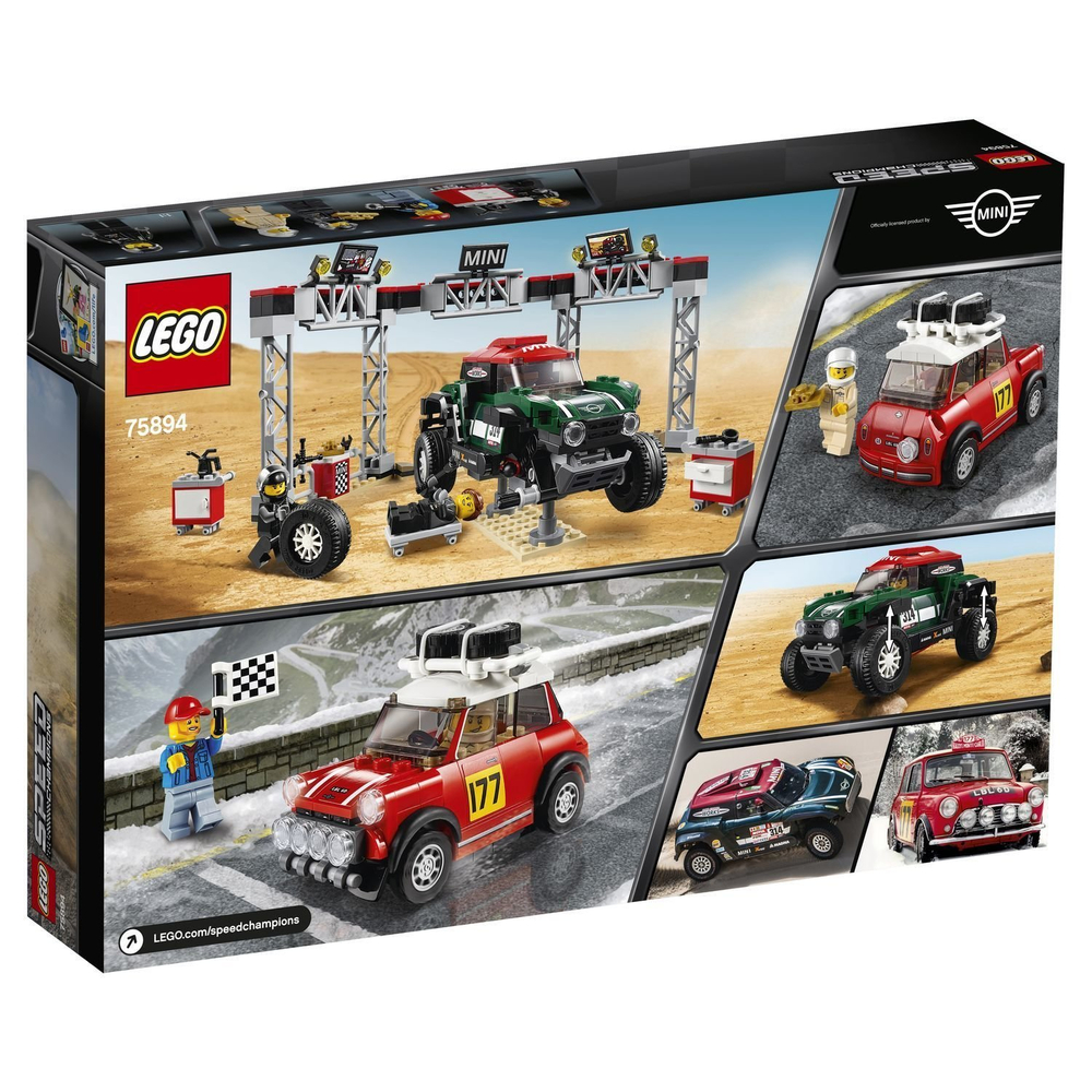 Конструктор LEGO Speed Champions Автомобили 1967 Mini Cooper S Rally+2018 Mini Cooper | 75894