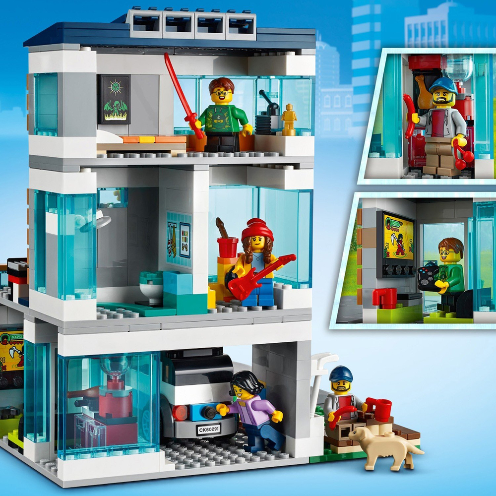 Конструктор LEGO City Современный дом для семьи | 60291