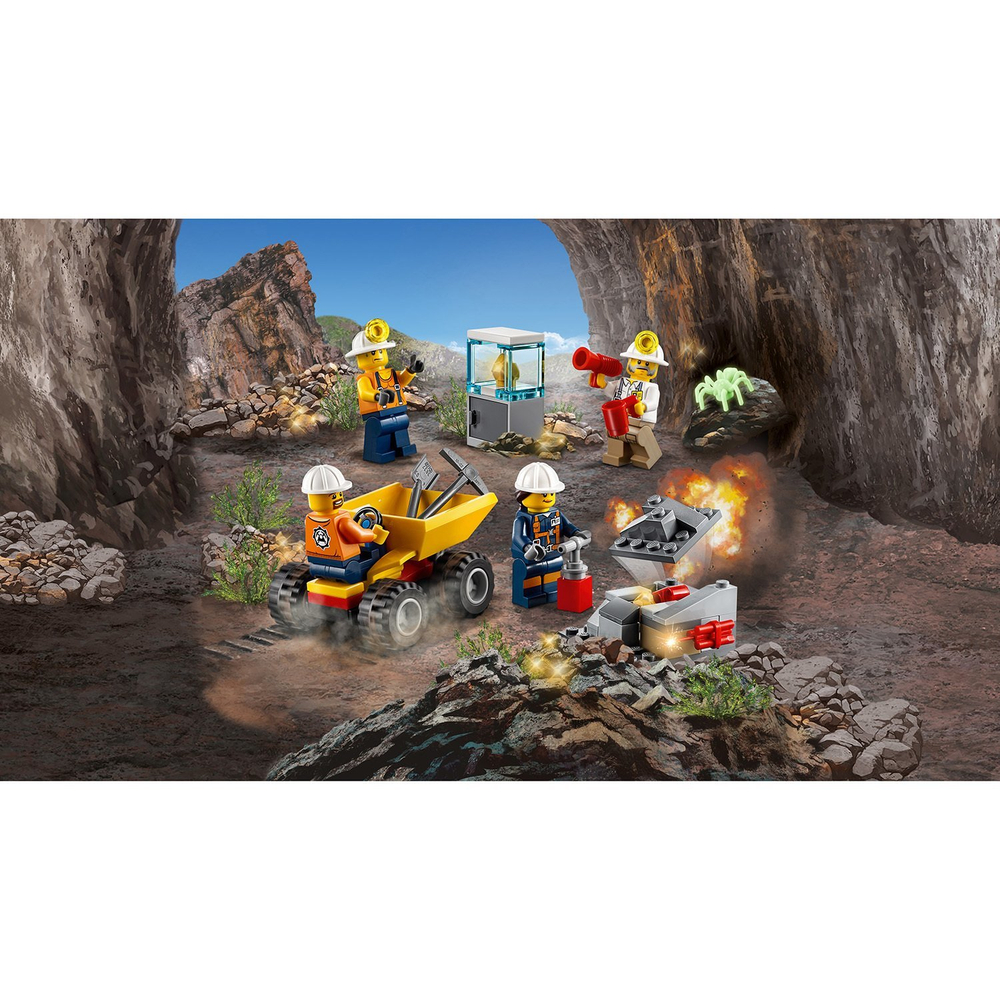 Конструктор LEGO City Mining Бригада шахтеров | 60184