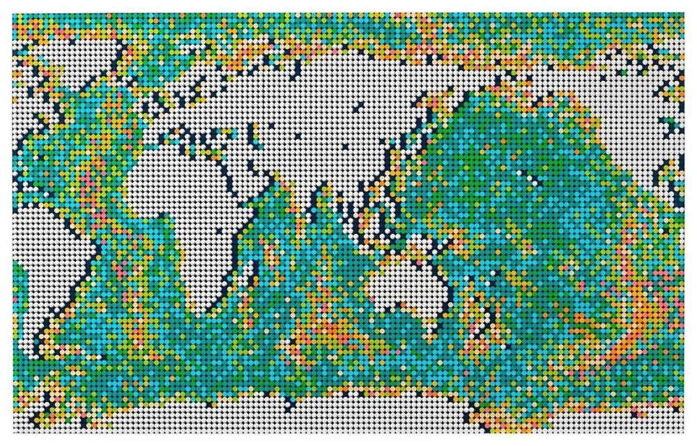 Конструктор LEGO ART Карта мира | 31203