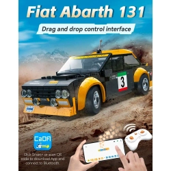Конструктор CaDA радиоуправляемый Fiat Abarth 131, 1:20, 216 деталей - C51092W